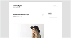 Desktop Screenshot of geekyeyes.com